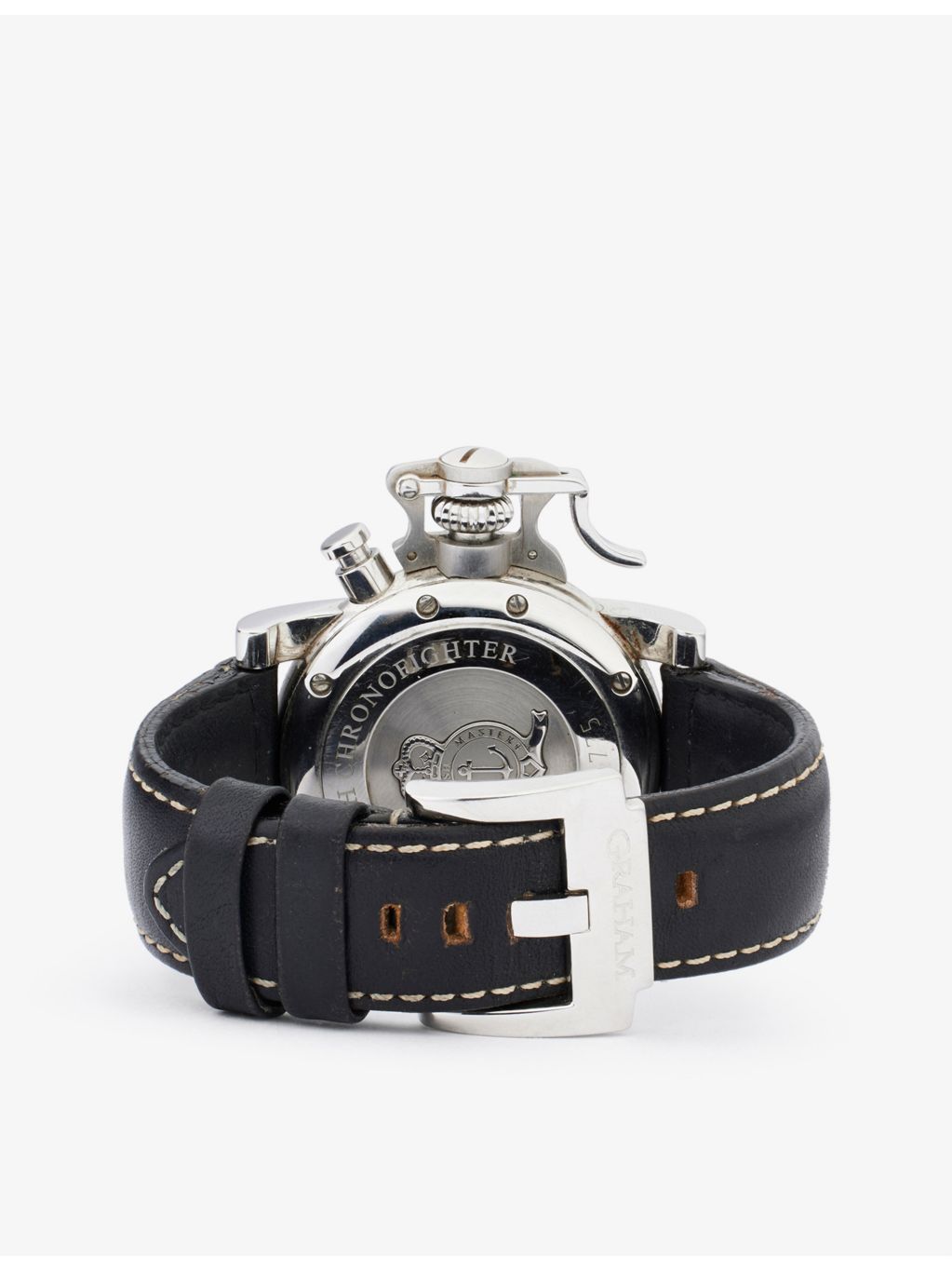 Graham Chronofighter stainless-steel automatic watch 42mm, imported from the UK