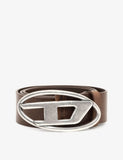 Diesel B-1dr Logo-Buckle Leather Belt