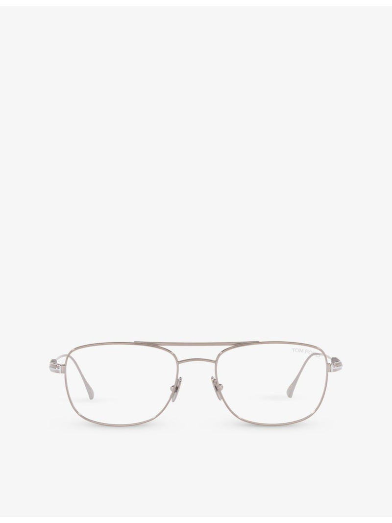 Tom Ford FT5848 aviator metal optical glasses, imported from the UK