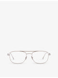 Tom Ford FT5848 aviator metal optical glasses, imported from the UK