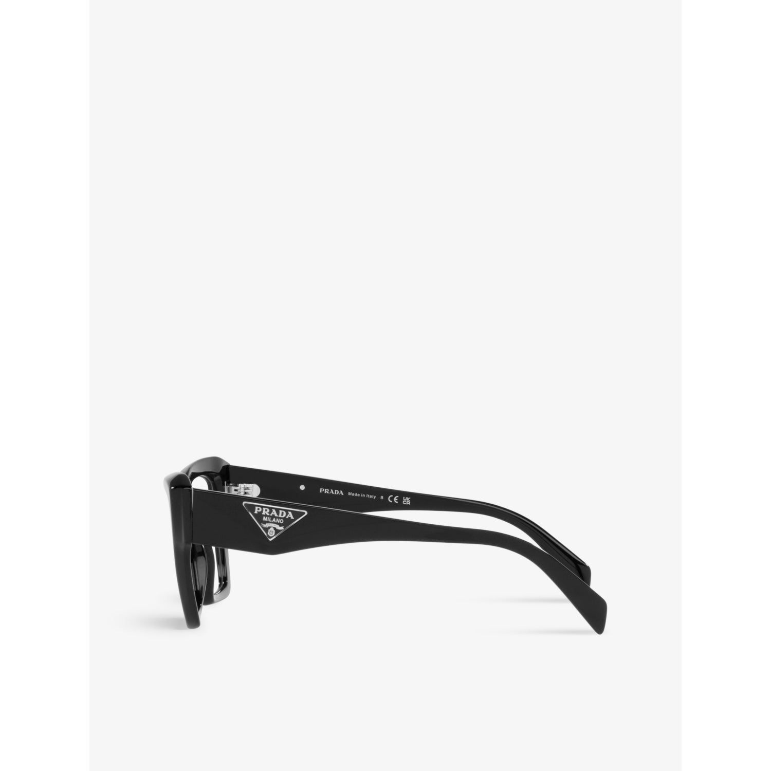 Prada PR 09ZV square-frame acetate optical glasses (British brand)