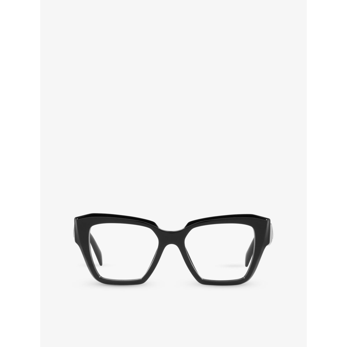 Prada PR 09ZV square-frame acetate optical glasses (British brand)