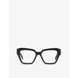 Prada PR 09ZV square-frame acetate optical glasses (British brand)