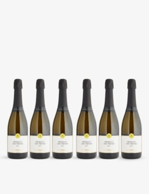 Treviso DOC Prosecco case of six 750ml bottles, Selfridges Selection (British brand)