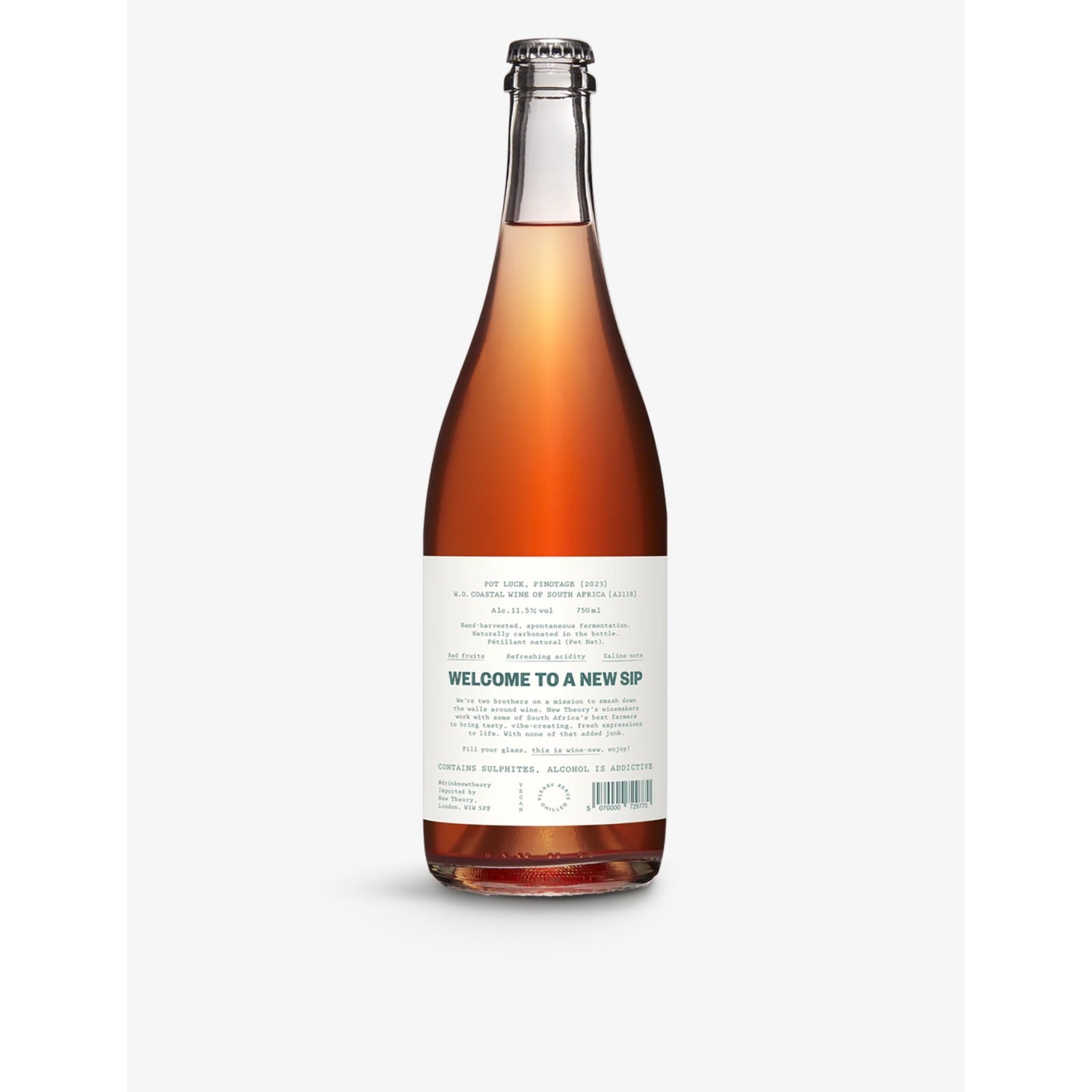 New Theory Pot Luck Pét Nat wine 750ml - British product