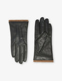 Dents Lorraine leather gloves with wool lining (British brand)