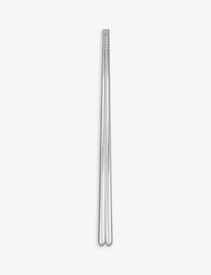 Christofle silver-plated chopsticks with MOOD engraving 23.5cm, imported from the UK