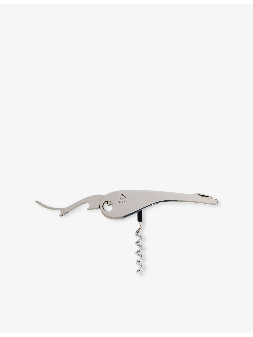 L'Atelier Du Vin steel and rosewood wine corkscrew 12.2cm - British product