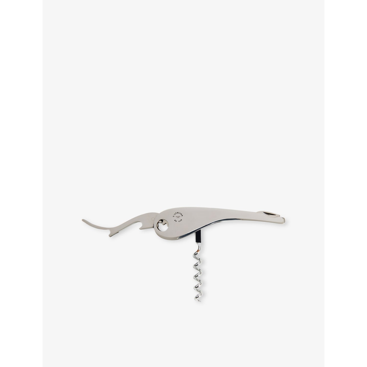 L'Atelier Du Vin steel and rosewood wine corkscrew 12.2cm - British product