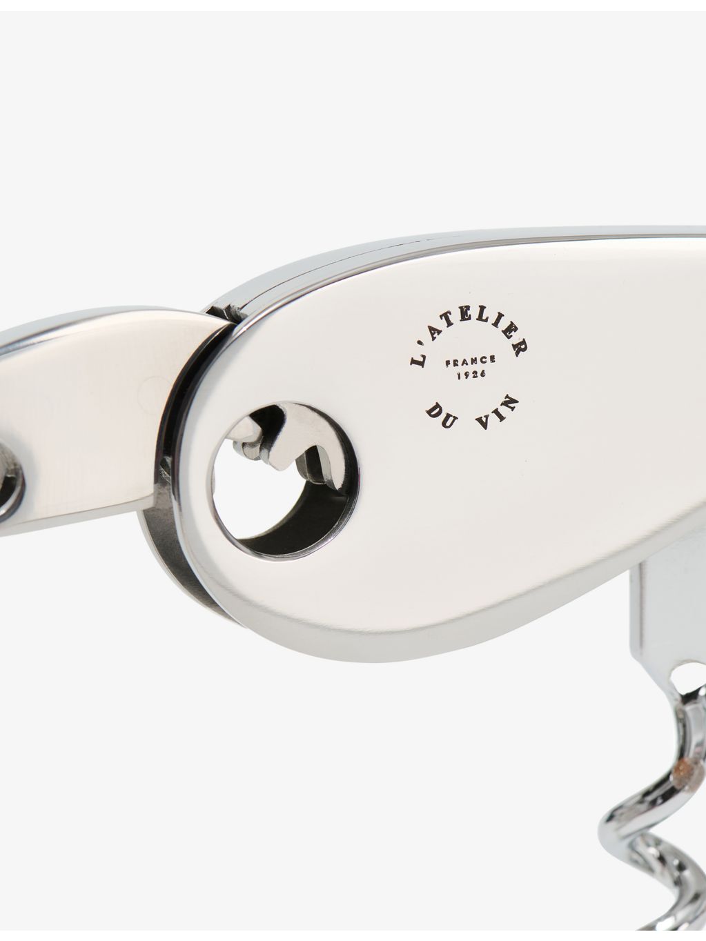 L'Atelier Du Vin steel and rosewood wine corkscrew 12.2cm - British product