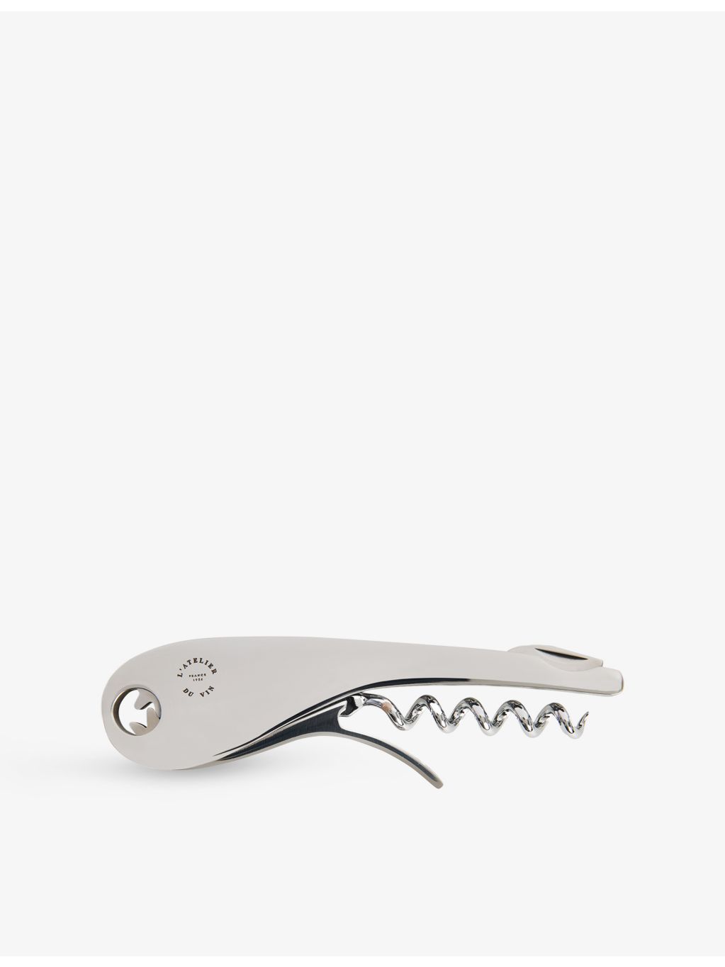 L'Atelier Du Vin steel and rosewood wine corkscrew 12.2cm - British product