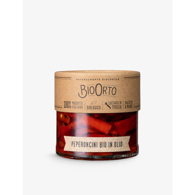 selfridges BioOrto Organic Peperoncini in Oil 175g- Buy online at McGrocer