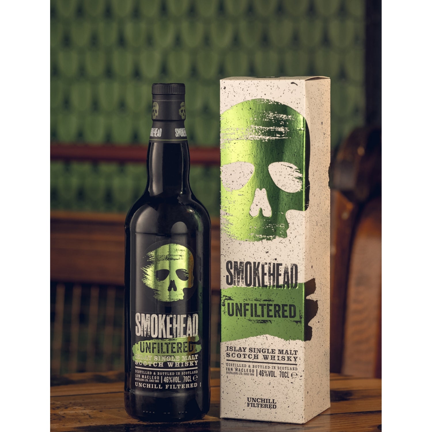 Smokehead unfiltered single malt Scotch whisky 700ml - British product