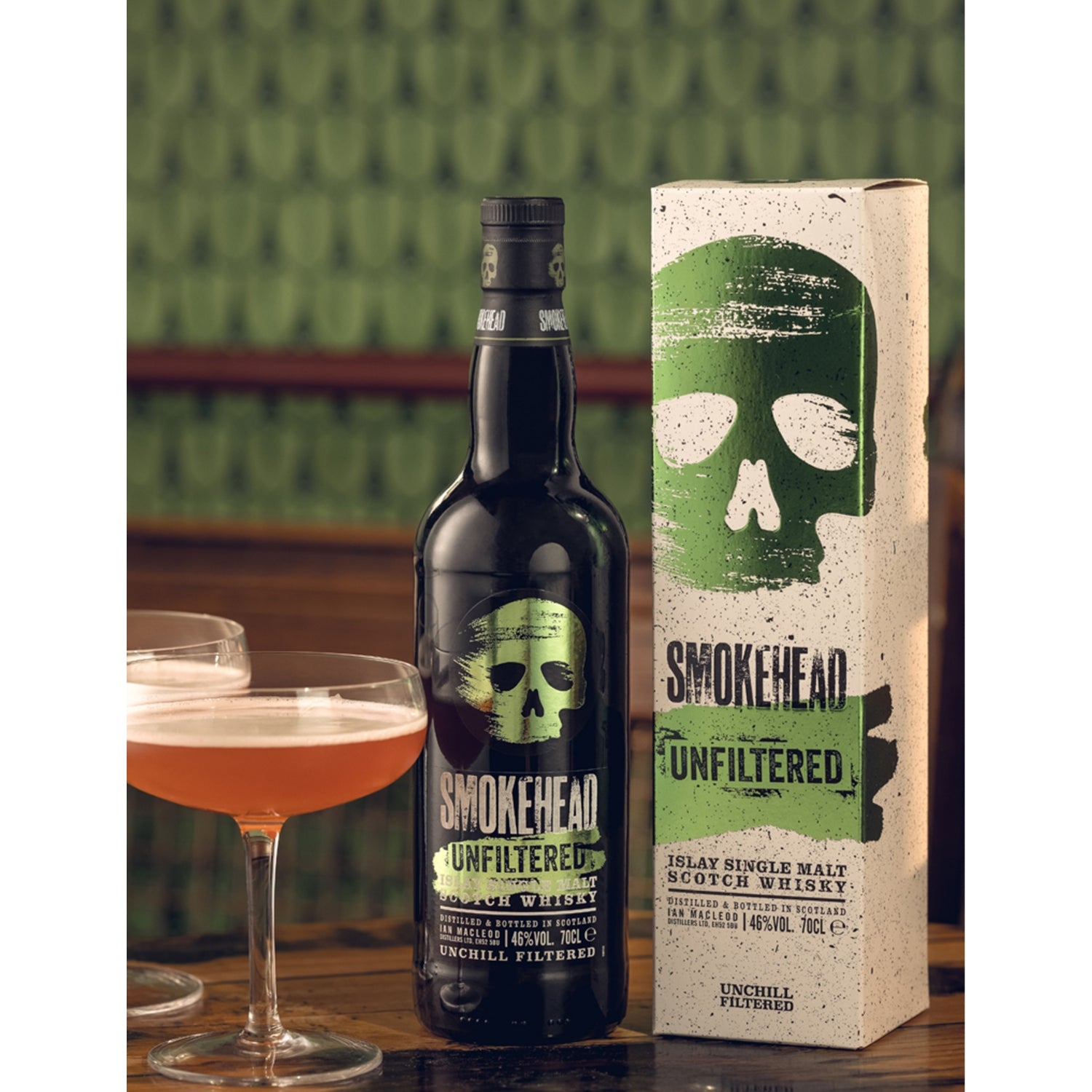 Smokehead unfiltered single malt Scotch whisky 700ml - British product