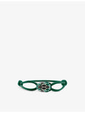 Bvlgari Serpenti Forever cord bracelet brass agate enamel, UK version