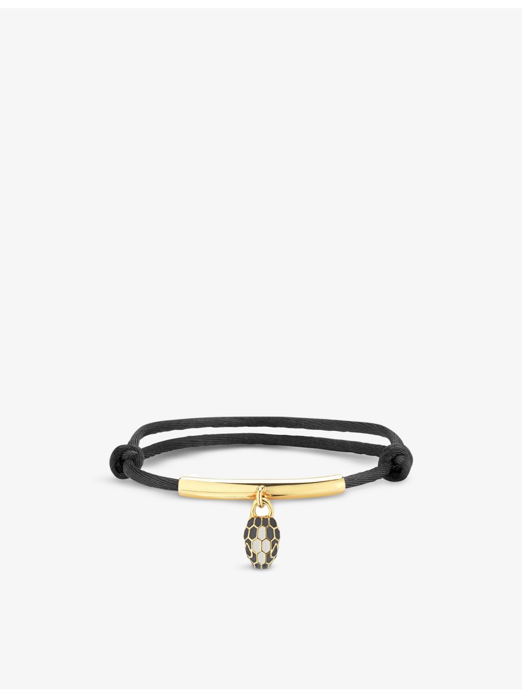 Bvlgari Serpenti Forever gold-plated brass agate enamel bracelet, imported from the UK