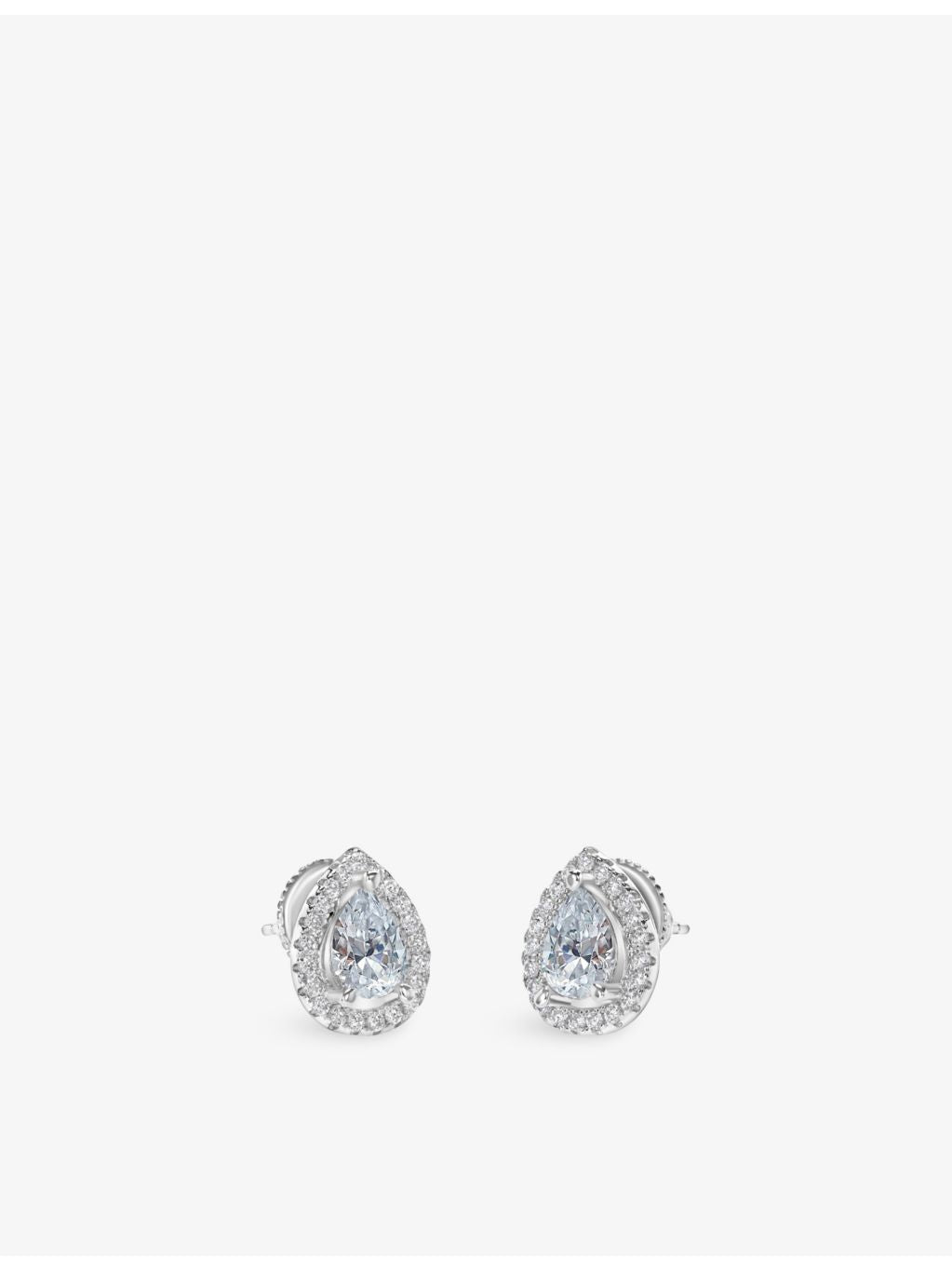 CARAT London Emilie silver and zirconia earrings, imported from the UK