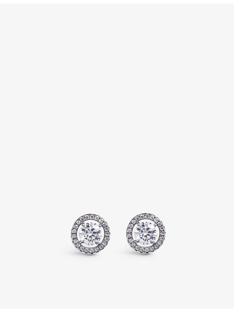 CARAT London sterling silver cubic zirconia stud earrings 0.45ct, UK version