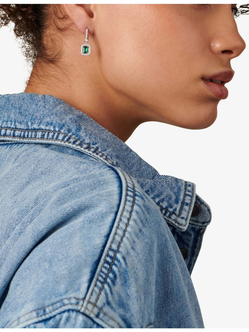 CARAT London Moxie sterling silver cubic zirconia earrings - British product