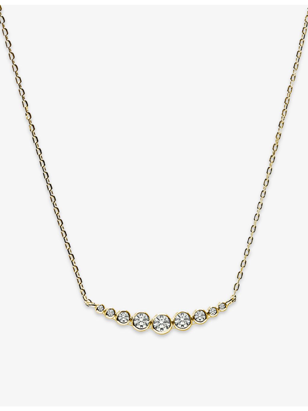 CARAT London Carissa gold vermeil cubic zirconia necklace 70cm, UK version