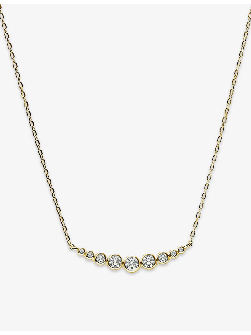 CARAT London Carissa gold vermeil cubic zirconia necklace 70cm, UK version