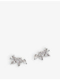 CARAT London Kira sterling silver earrings with cubic zirconia, UK version