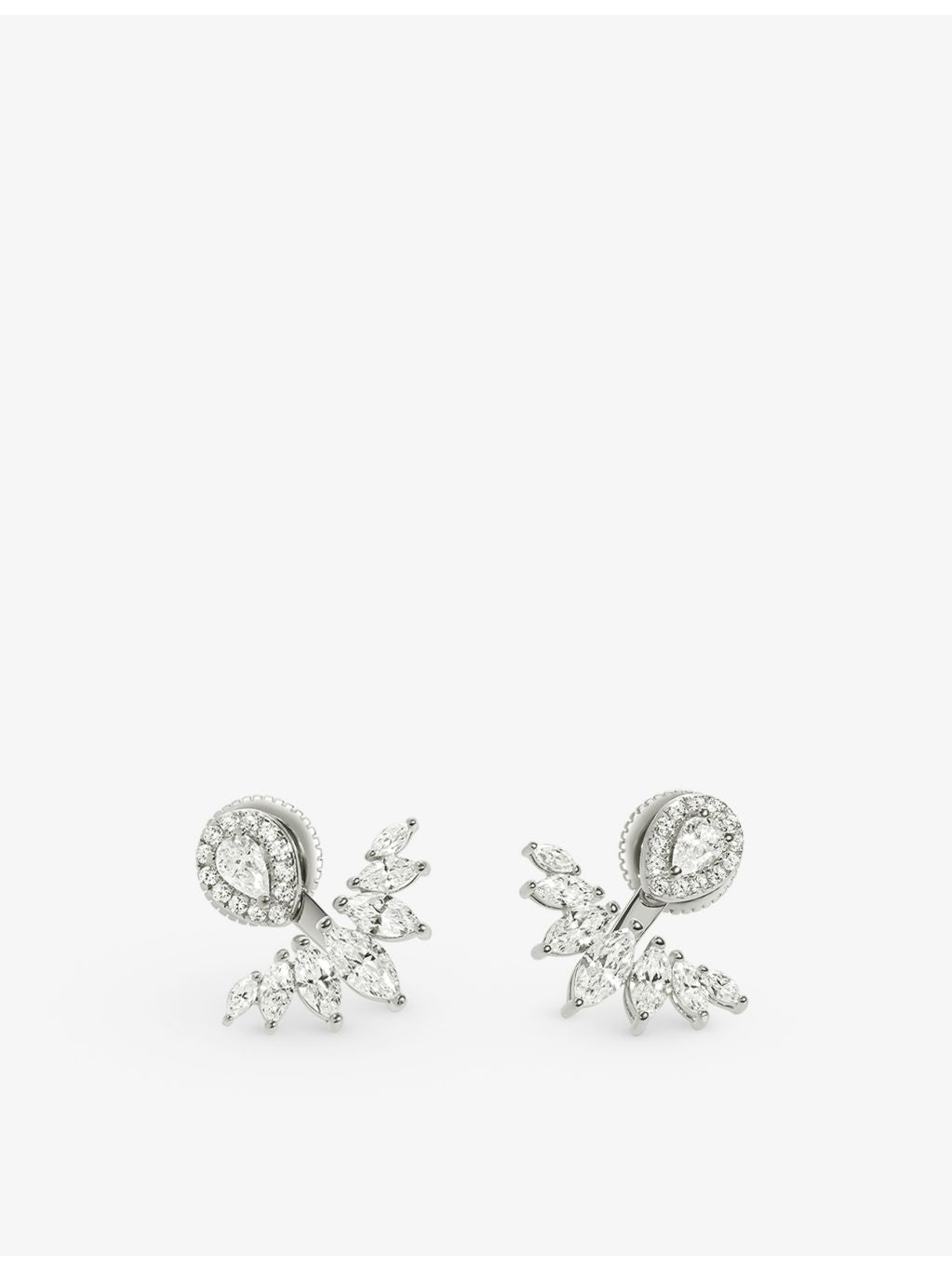 CARAT London Suriya sterling silver cubic zirconia earrings - British product