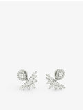 CARAT London Suriya sterling silver cubic zirconia earrings - British product