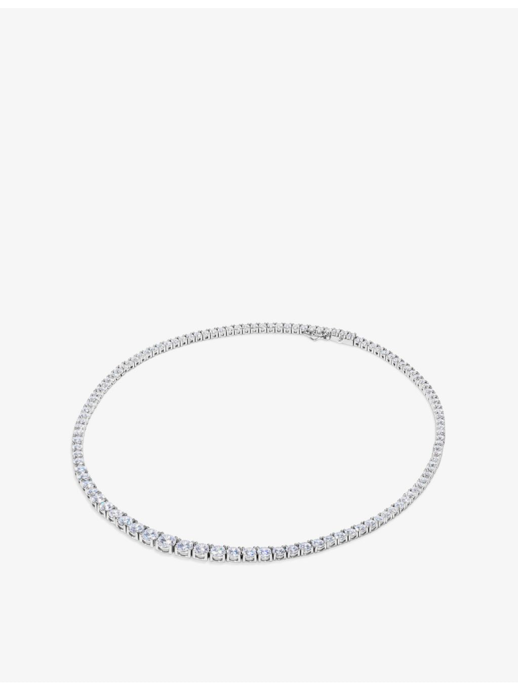 CARAT London Taryn sterling silver necklace with cubic zirconia 43cm - British product