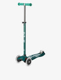 Micro Maxi Deluxe LED scooter with light-up wheels, adjustable handlebar (British brand)