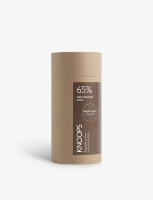 Knoops 65% dark hot chocolate flakes 250g - British product