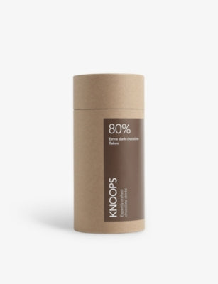 Knoops hot chocolate flakes 80% extra dark 250g (British brand)