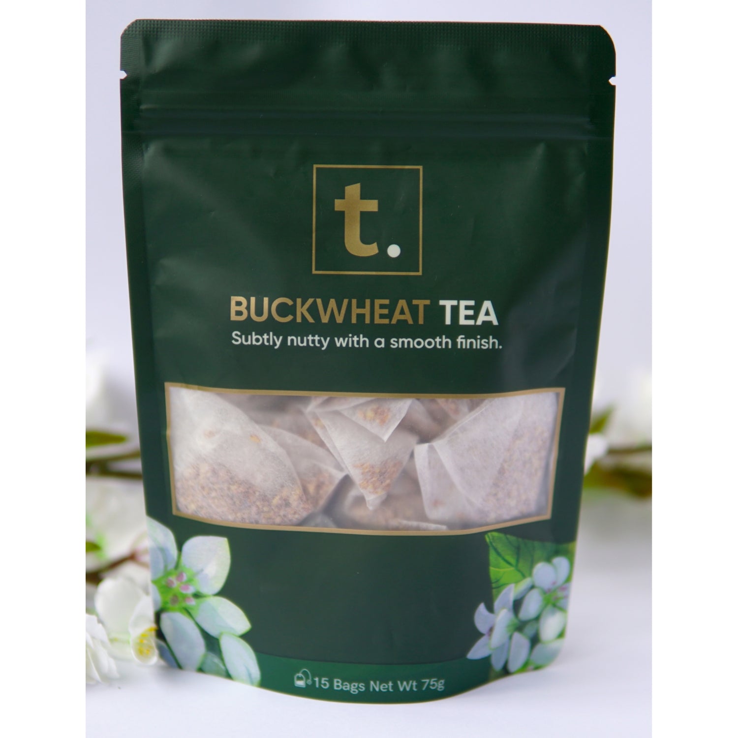 T. Buckwheat Tea roasted buckwheat 75g, imported from the UK