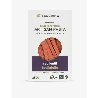 selfridges Seggiano Organic Red Lentil Tagliatelle Pasta 250g- Buy online at McGrocer