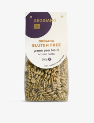 Seggiano organic gluten-free green pea fusilli 250g - British product