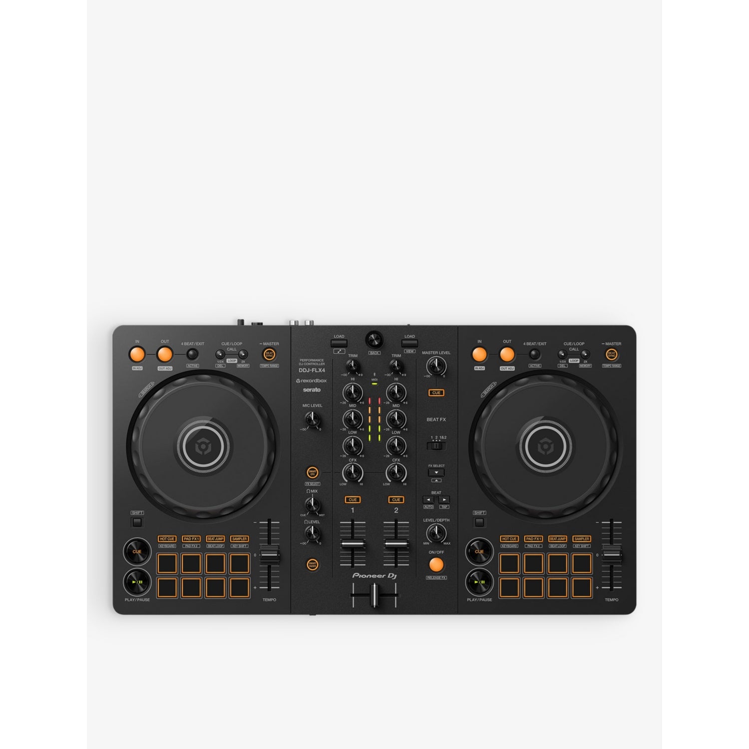 Pioneer DJ DDJ-FLX4 2-channel DJ controller, imported from the UK
