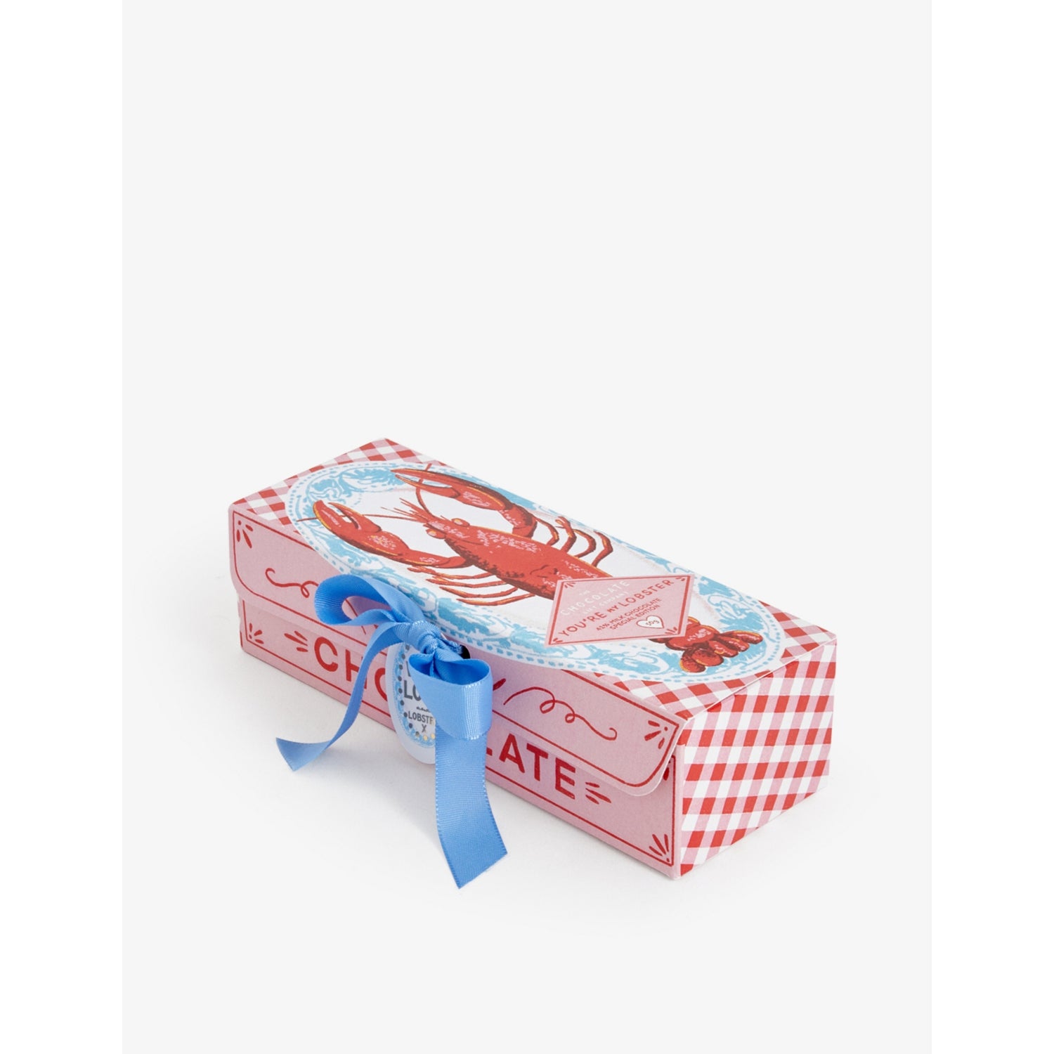 Sweet People lobster-shaped milk chocolate 50g, imported from the UK