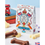 Sweet People corgi bone-shaped chocolates 100g (British brand)
