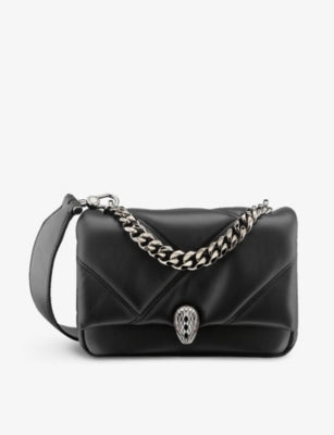 Bvlgari Serpenti Maxi Cabochon small leather cross-body bag, imported from the UK