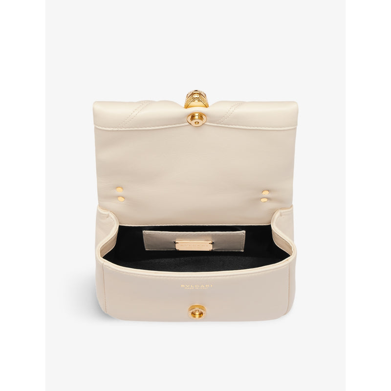 Bvlgari Serpenti Maxi Cabochon small leather cross-body bag, imported from the UK