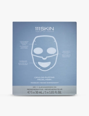 111SKIN Cryo de-puffing face mask pack of five 30ml (British brand)