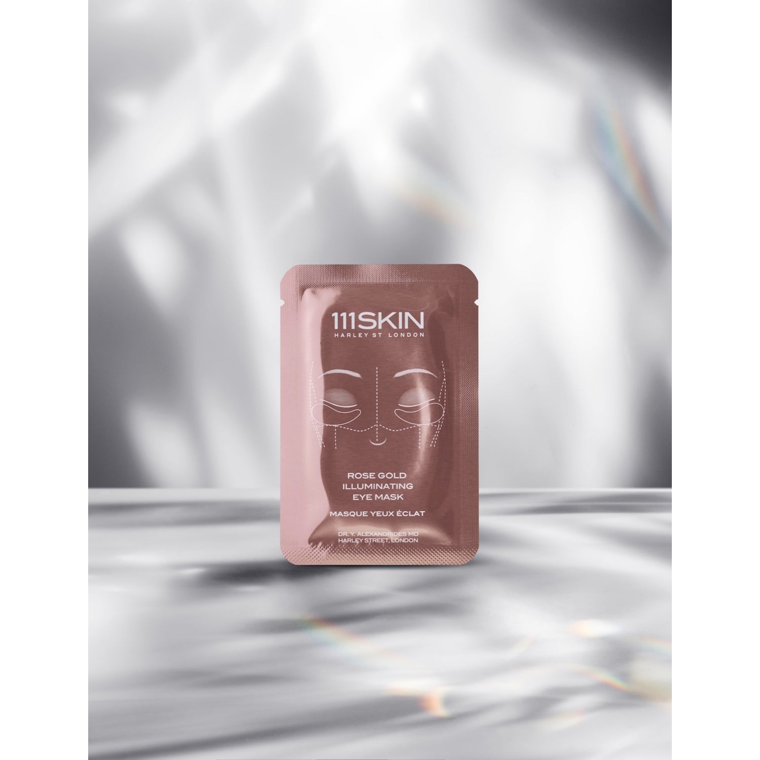 111SKIN Rose Gold illuminating eye mask pack of eight, UK version