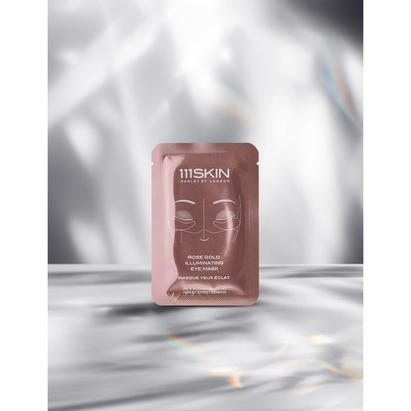 111SKIN Rose Gold illuminating eye mask pack of eight, UK version