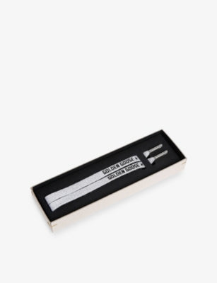 Golden Goose Branded Woven Trainer Laces