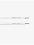 Golden Goose woven laces with gold-tone metal tips, UK version