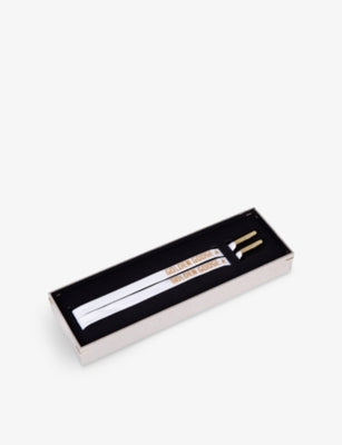 Golden Goose Branded Woven Laces