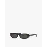Saint Laurent SL557 rectangular acetate sunglasses, UK version