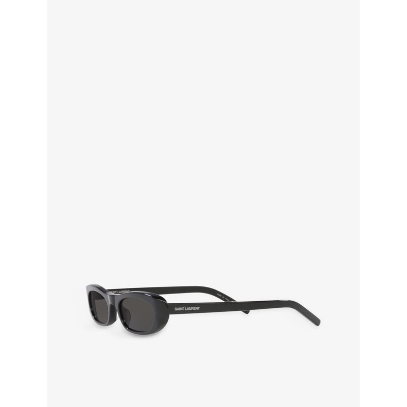 Saint Laurent SL557 rectangular acetate sunglasses, UK version