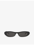 SL557 rectangular-frame acetate sunglasses