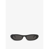 Saint Laurent SL557 rectangular acetate sunglasses, UK version